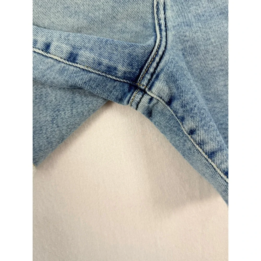 Rock & Republic Denim Rx Light Wash Raw Hem Jean Shorts Blue Womens Size 10